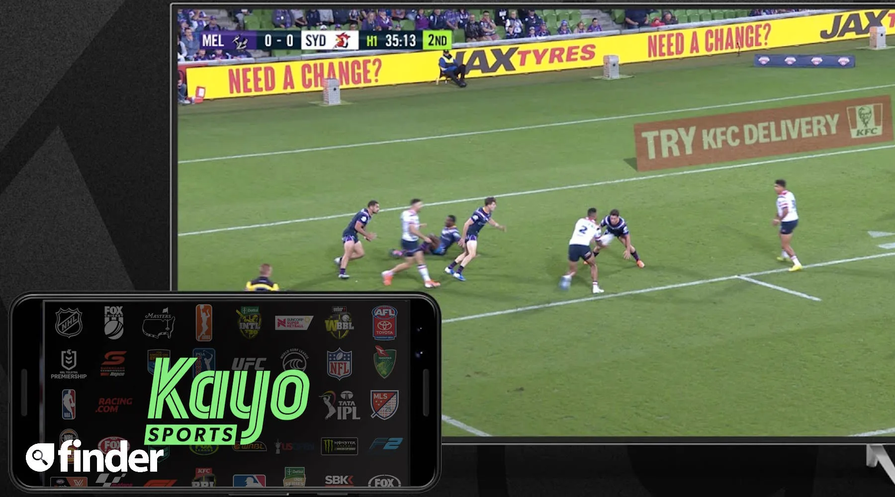 How you can stream Kayo Sports without a smart TV Finder