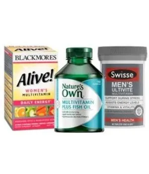 Up to 50% off vitamins and supplements