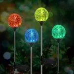 OxyLED Solar Garden Colour Changing Globe Lights