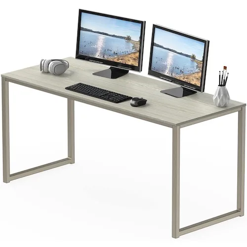 SHW Home Office 55-Inch Large Computer Desk